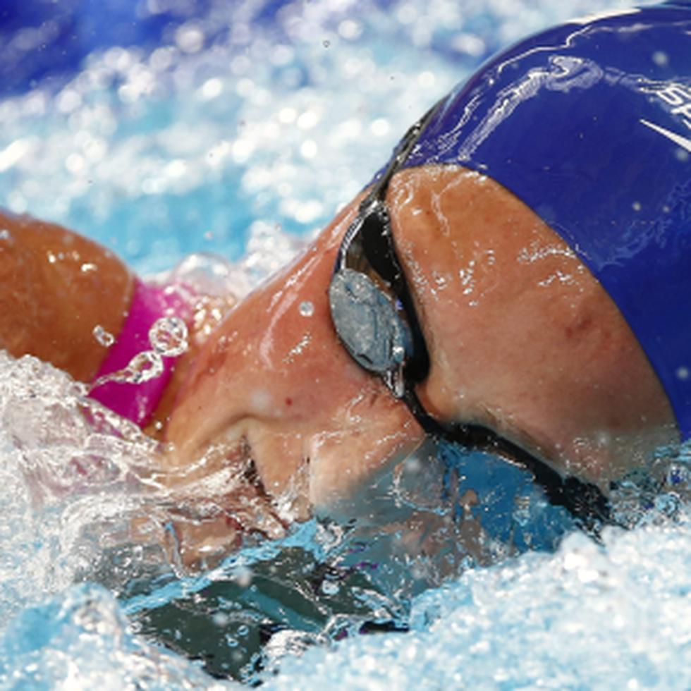 La nadadora española Beatriz Gómez compite en una de las mangas clasificatorias de los 800m libres. (Archivo)