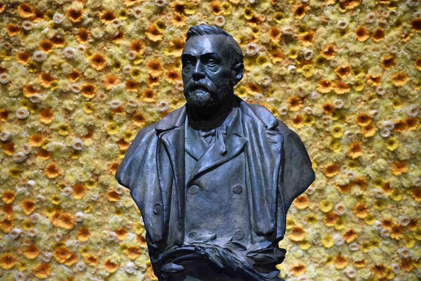 Busto del fundador Alfred Nobel. (AP)