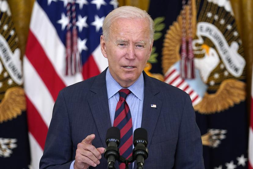 El presidente Joe Biden hizo sus expresiones luego de hablar sobre la pandemia en la Casa Blanca.