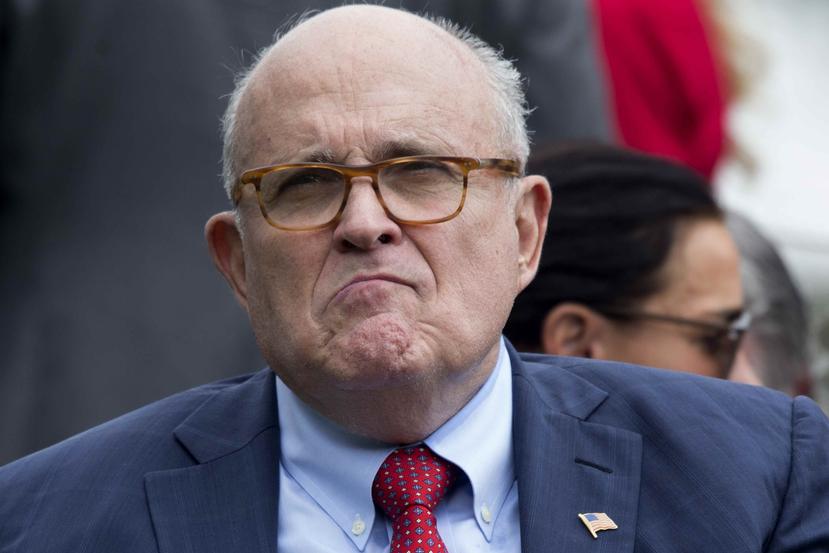 Rudolph Giuliani dijo que estaba “asqueado” por las tácticas utilizadas por Robert Mueller en su investigación de la injerencia electoral rusa. (EFE / Michael Reynolds)