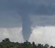 Tornado registrado en Aguada.