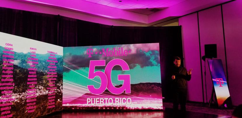 La nueva red 5G de T-Mobile tiene unas 3,200 millas de cobertura en Puerto Rico, y según el gerente general, Jorge Martell, llega a los 78 municipios de la isla.