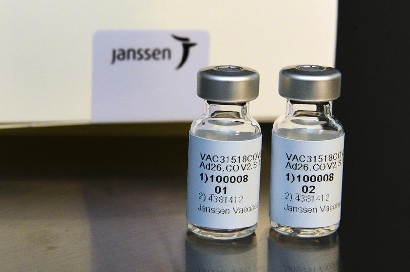 Foto de archivo de la vacuna experimental contra el COVID-19 de Janssen, unidad de farmacia de la empresa Johnson & Johnson.