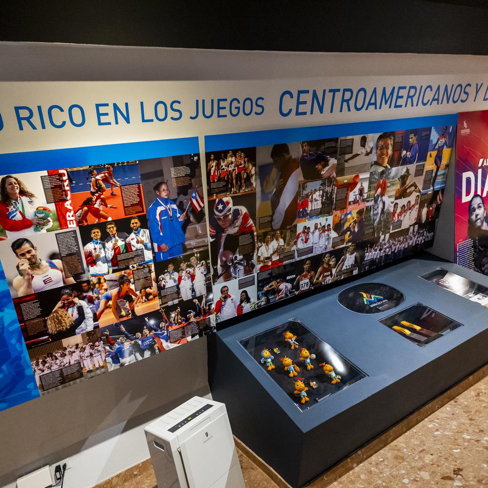 Imagen de una de las exhibiciones en el Museo Olímpico en Salinas.