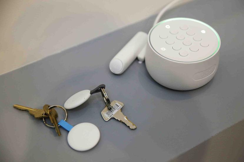 El sistema de alarma para el hogar Nest Secure de Google. (AP)